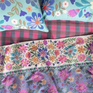 NATURAL LIFE Limited Edition Sooo Soft Cotton Wildflower Dream Queen Sheet Set